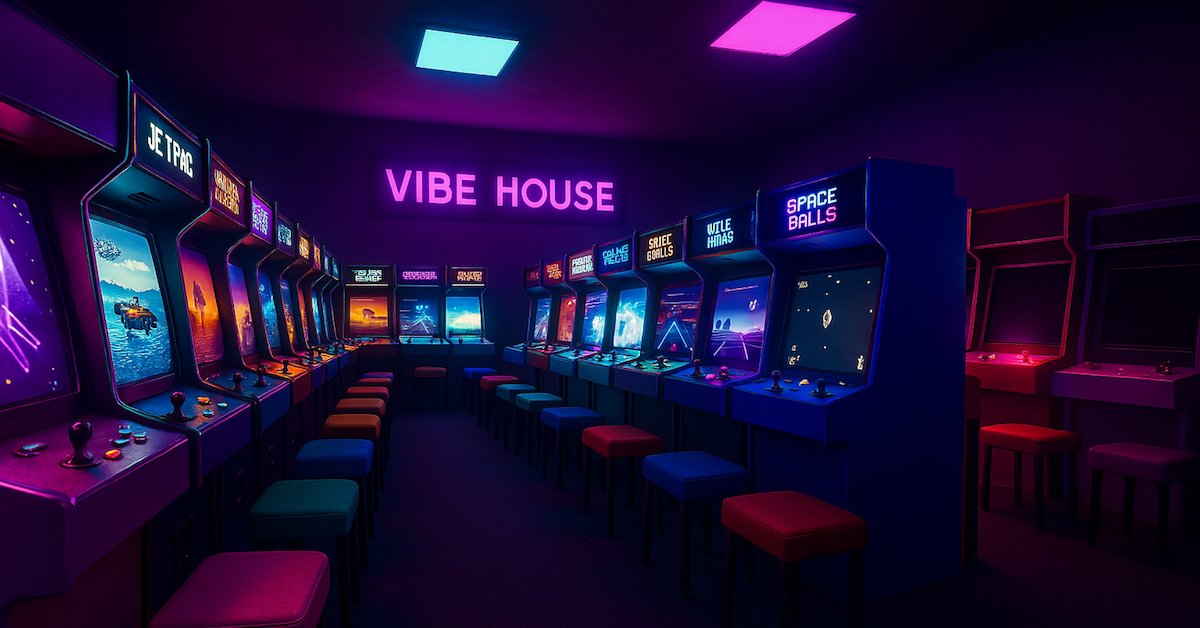 Vibe World — captura de tela do jogo feito com IA
